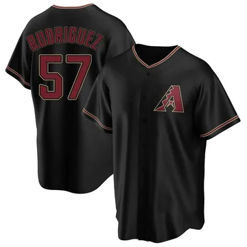 Eduardo Rodriguez Men's Arizona Diamondbacks Replica Alternate Jersey - Black