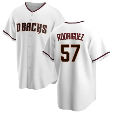 Eduardo Rodriguez Men's Arizona Diamondbacks Replica Home Jersey - White