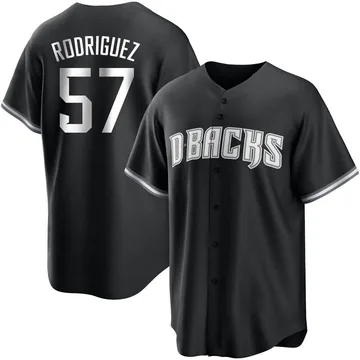 Eduardo Rodriguez Men's Arizona Diamondbacks Replica Jersey - Black/White