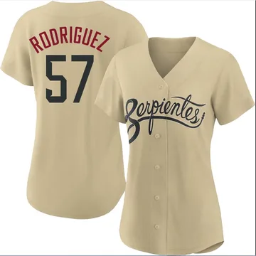 Eduardo Rodriguez Women's Arizona Diamondbacks Authentic 2021 City Connect Cool Base Jersey - Gold