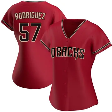 Eduardo Rodriguez Women's Arizona Diamondbacks Authentic Alternate Jersey - Red