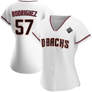 Eduardo Rodriguez Women's Arizona Diamondbacks Authentic Home 2023 World Series Jersey - White