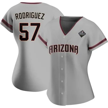 Eduardo Rodriguez Women's Arizona Diamondbacks Authentic Road 2023 World Series Jersey - Gray