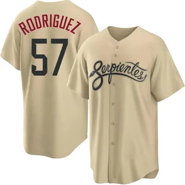 Eduardo Rodriguez Youth Arizona Diamondbacks Replica 2021 City Connect Cool Base Jersey - Gold