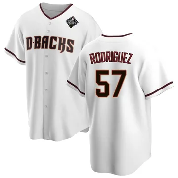 Eduardo Rodriguez Youth Arizona Diamondbacks Replica Home 2023 World Series Jersey - White