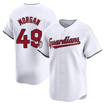 Eli Morgan Men's Cleveland Guardians Limited Home Jersey - White