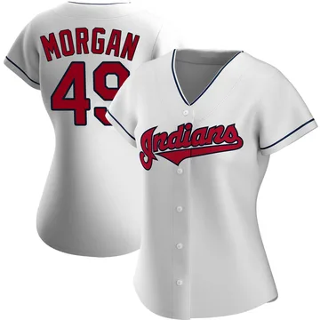 Eli Morgan Women's Cleveland Guardians Authentic Home Jersey - White