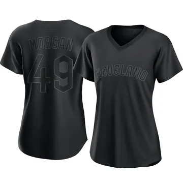 Eli Morgan Women's Cleveland Guardians Authentic Pitch Fashion Jersey - Black