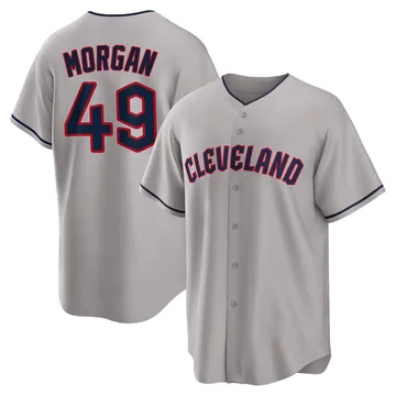 Eli Morgan Youth Cleveland Guardians Replica Road Jersey - Gray