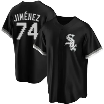 Eloy Jimenez Men's Chicago White Sox Replica Alternate Jersey - Black