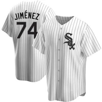 Eloy Jimenez Men's Chicago White Sox Replica Home Jersey - White