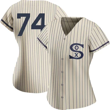 Eloy Jimenez Women's Chicago White Sox Replica 2021 Field of Dreams Jersey - Cream