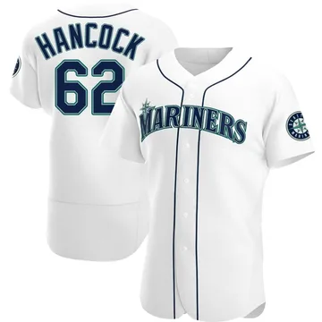 Emerson Hancock Men's Seattle Mariners Authentic Home Jersey - White