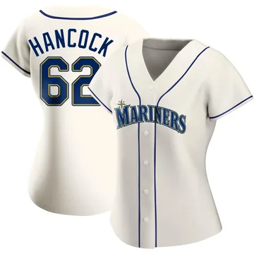 Emerson Hancock Women's Seattle Mariners Authentic Alternate Jersey - Cream