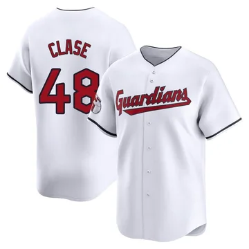 Emmanuel Clase Men's Cleveland Guardians Limited Home Jersey - White