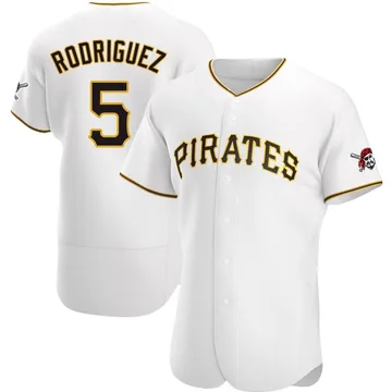 Endy Rodriguez Men's Pittsburgh Pirates Authentic Home Jersey - White