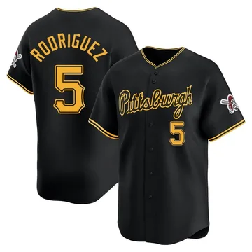 Endy Rodriguez Men's Pittsburgh Pirates Limited Alternate Jersey - Black