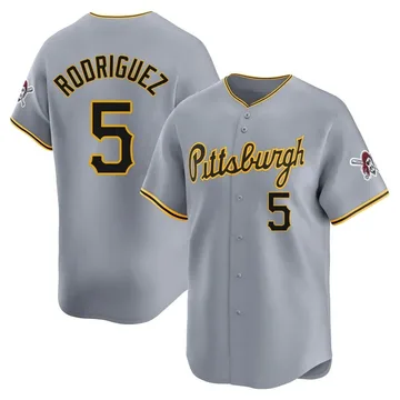 Endy Rodriguez Men's Pittsburgh Pirates Limited Away Jersey - Gray