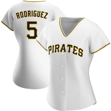 Endy Rodriguez Women's Pittsburgh Pirates Authentic Home Jersey - White