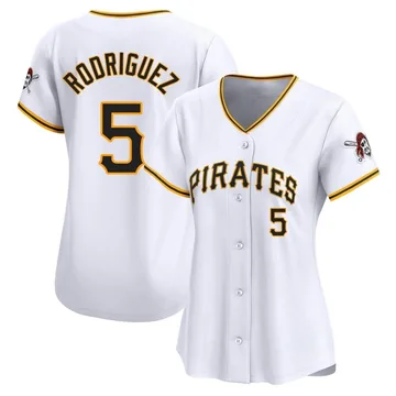 Endy Rodriguez Women's Pittsburgh Pirates Limited Home Jersey - White