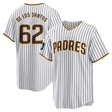 Enyel De Los Santos Men's San Diego Padres Replica 2024 World Tour Seoul Series Home Jersey - White