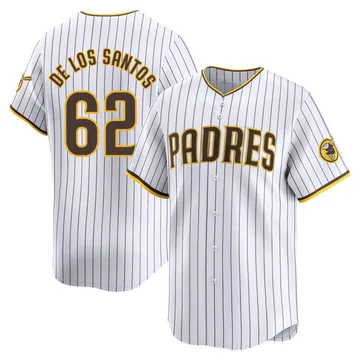 Enyel De Los Santos Youth San Diego Padres Limited Home Jersey - White