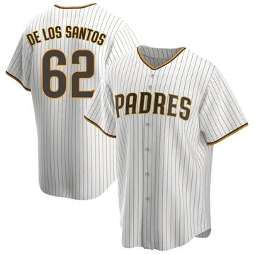 Enyel De Los Santos Youth San Diego Padres Replica Home Jersey - White/Brown