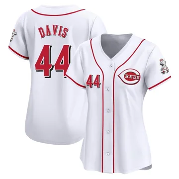 Eric Davis Women's Cincinnati Reds Limited Home Jersey - White