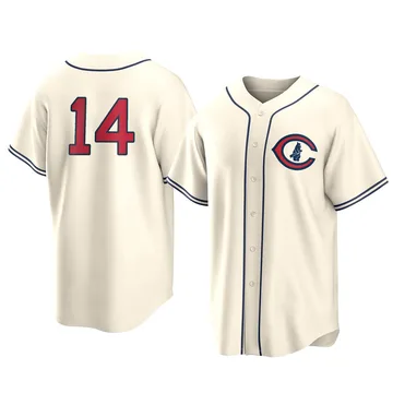 Ernie Banks Men's Chicago Cubs Replica 2022 Field Of Dreams Jersey - Cream