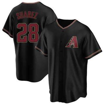 Eugenio Suarez Men's Arizona Diamondbacks Replica Alternate Jersey - Black