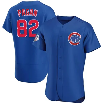 Ezequiel Pagan Men's Chicago Cubs Authentic Alternate Jersey - Royal