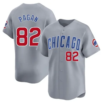 Ezequiel Pagan Men's Chicago Cubs Limited Road Jersey - Gray