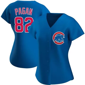 Ezequiel Pagan Women's Chicago Cubs Authentic Alternate Jersey - Royal