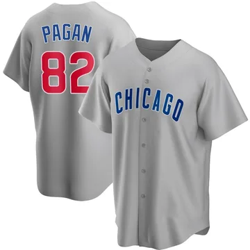 Ezequiel Pagan Youth Chicago Cubs Replica Road Jersey - Gray