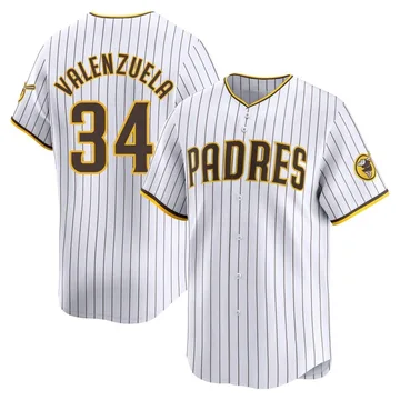 Fernando Valenzuela Men's San Diego Padres Limited Home Jersey - White