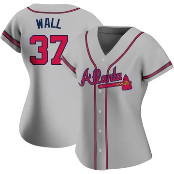 Forrest Wall Women's Atlanta Braves Authentic Road Jersey - Gray