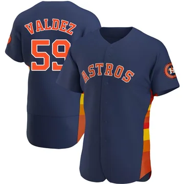 Framber Valdez Men's Houston Astros Authentic Alternate Jersey - Navy