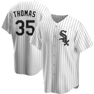 Frank Thomas Men's Chicago White Sox Replica Home Jersey - White