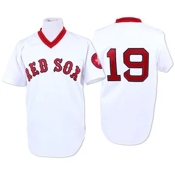 Fred Lynn Men's Boston Red Sox Authentic Throwback Jersey - White