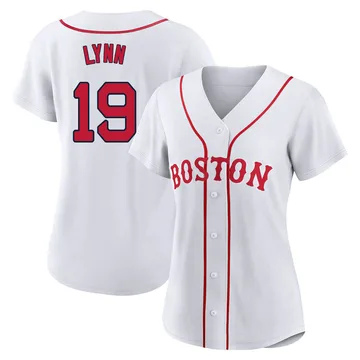 Fred Lynn Women's Boston Red Sox Authentic 2021 Patriots' Day Jersey - White