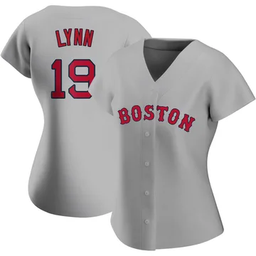 Fred Lynn Women's Boston Red Sox Authentic Road Jersey - Gray