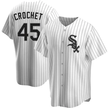 Garrett Crochet Men's Chicago White Sox Replica Home Jersey - White