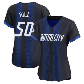 Garrett Hill Women's Detroit Tigers Limited 2024 City Connect Jersey - Blue