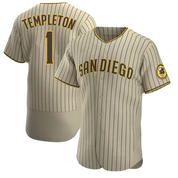 Garry Templeton Men's San Diego Padres Authentic Alternate Jersey - Tan/Brown