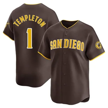 Garry Templeton Men's San Diego Padres Limited Away Jersey - Brown