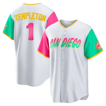 Garry Templeton Men's San Diego Padres Replica 2022 City Connect Jersey - White