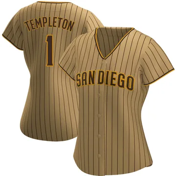 Garry Templeton Women's San Diego Padres Authentic Alternate Jersey - Tan/Brown