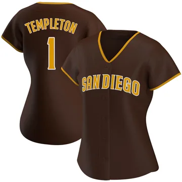 Garry Templeton Women's San Diego Padres Authentic Road Jersey - Brown