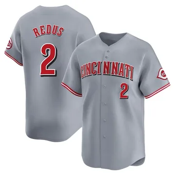 Gary Redus Men's Cincinnati Reds Limited Away Jersey - Gray