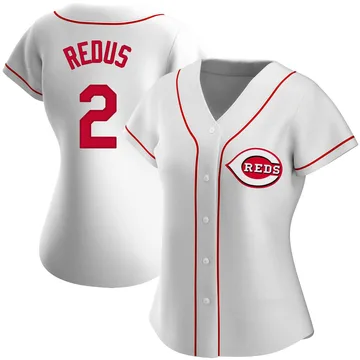 Gary Redus Women's Cincinnati Reds Authentic Home Jersey - White